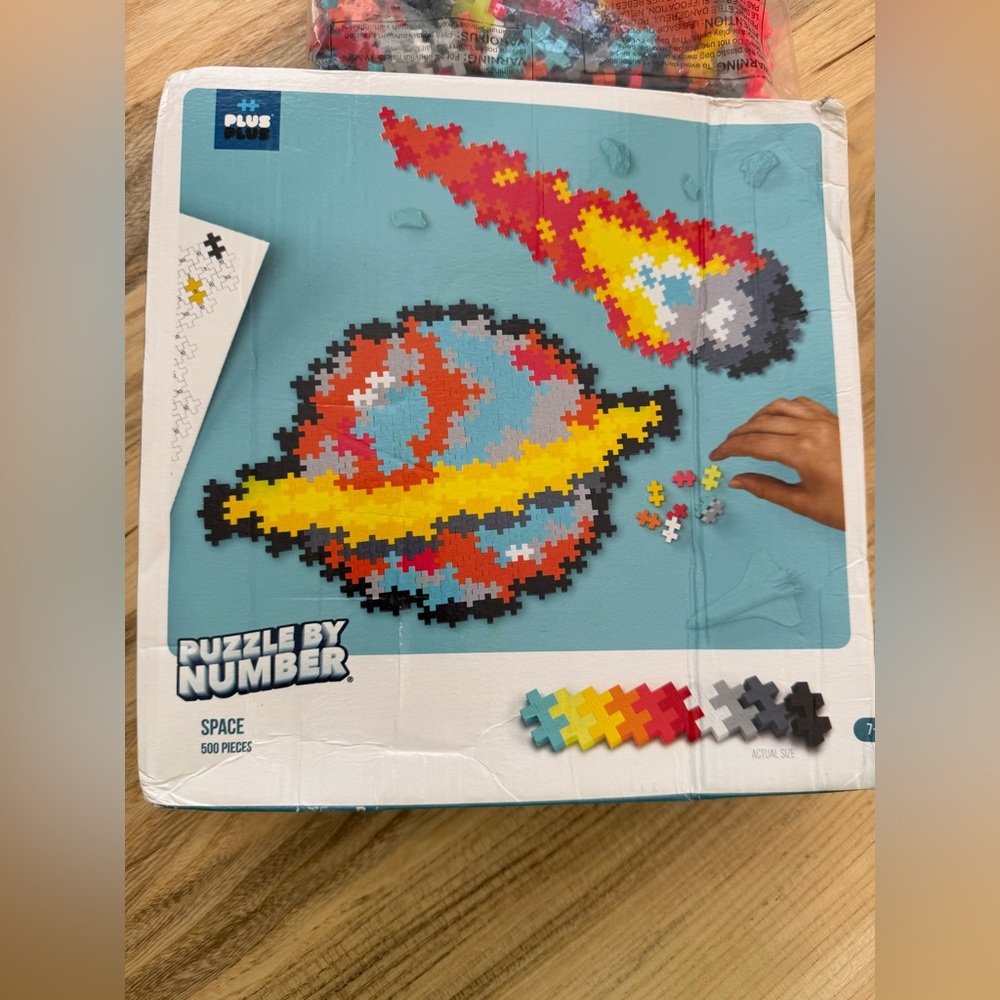 Space Adventure - 3D puzzle by number 500 Pieces. Puzzle pcs pkg never opened.